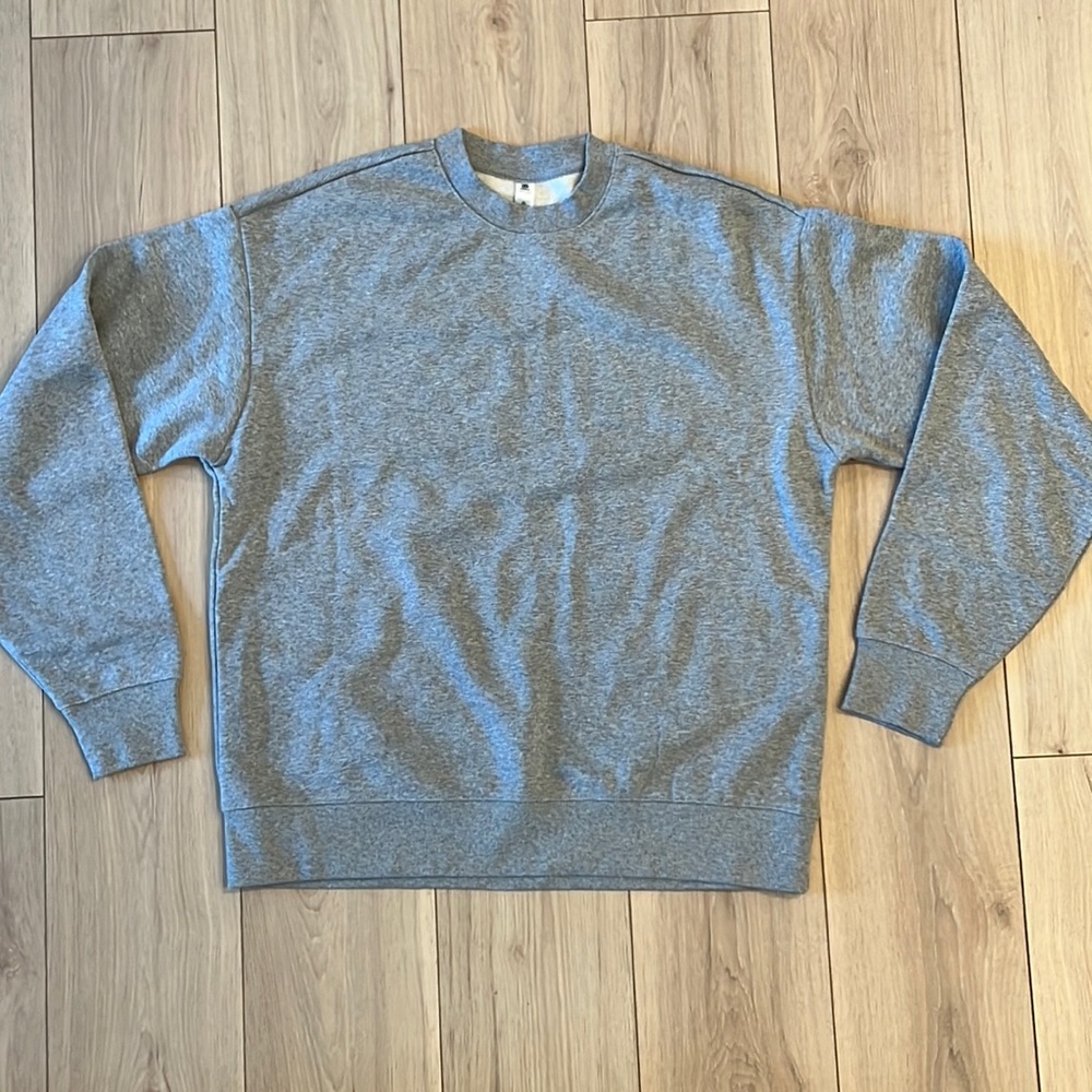 AS COLOUR MENS HEAVY CREW - Athletic Heather